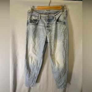 Old Navy High-Rise Slouchy Taper Jeans - Light Blue